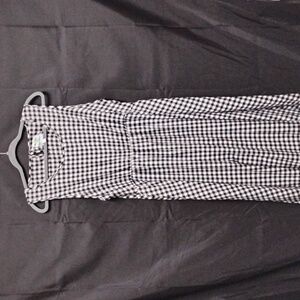 Black and White Gingham Dress